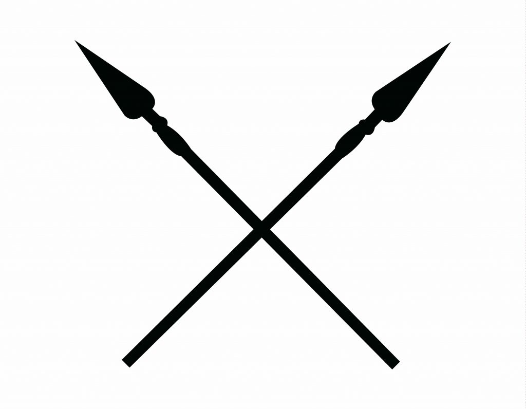 Crossed spears [Σταυρωμένα δόρατα]