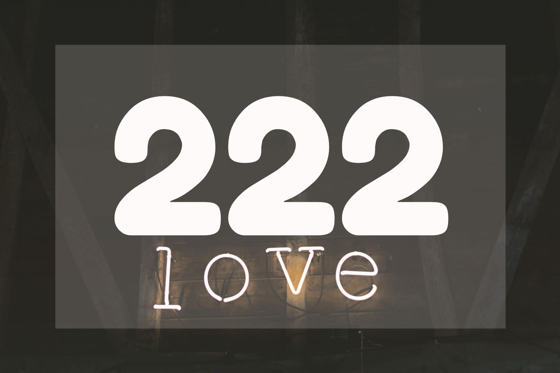 222 meaning relationship