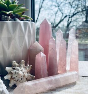 Where should you place rose quartz in your house