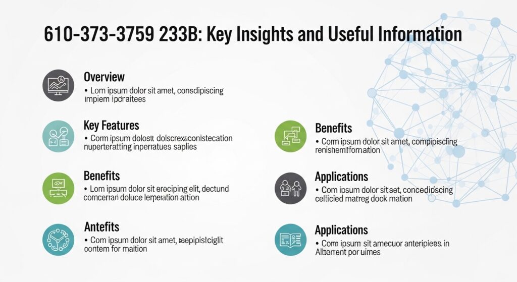 610-373-3759 233b: Key Insights and Useful Information